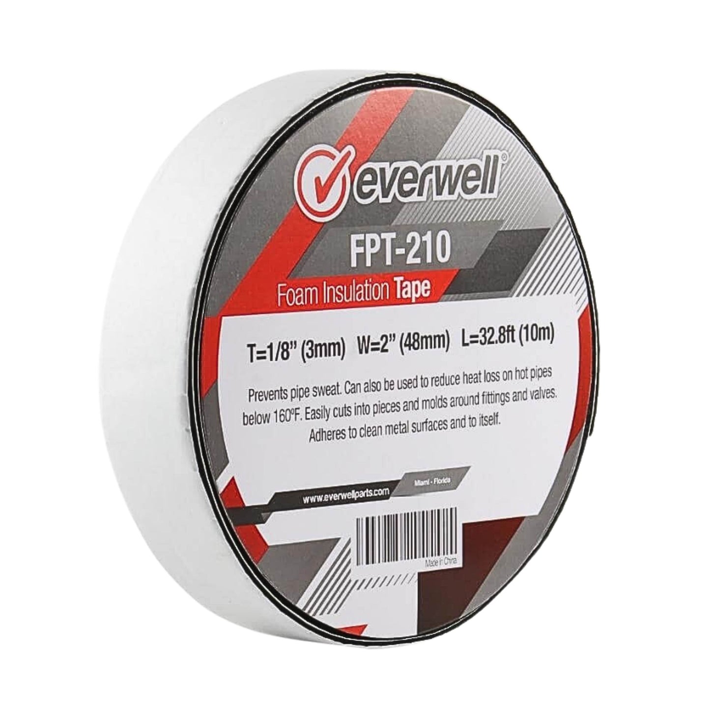 Cinta de espuma para tuberías de 33mm x 48mm - FPT-210