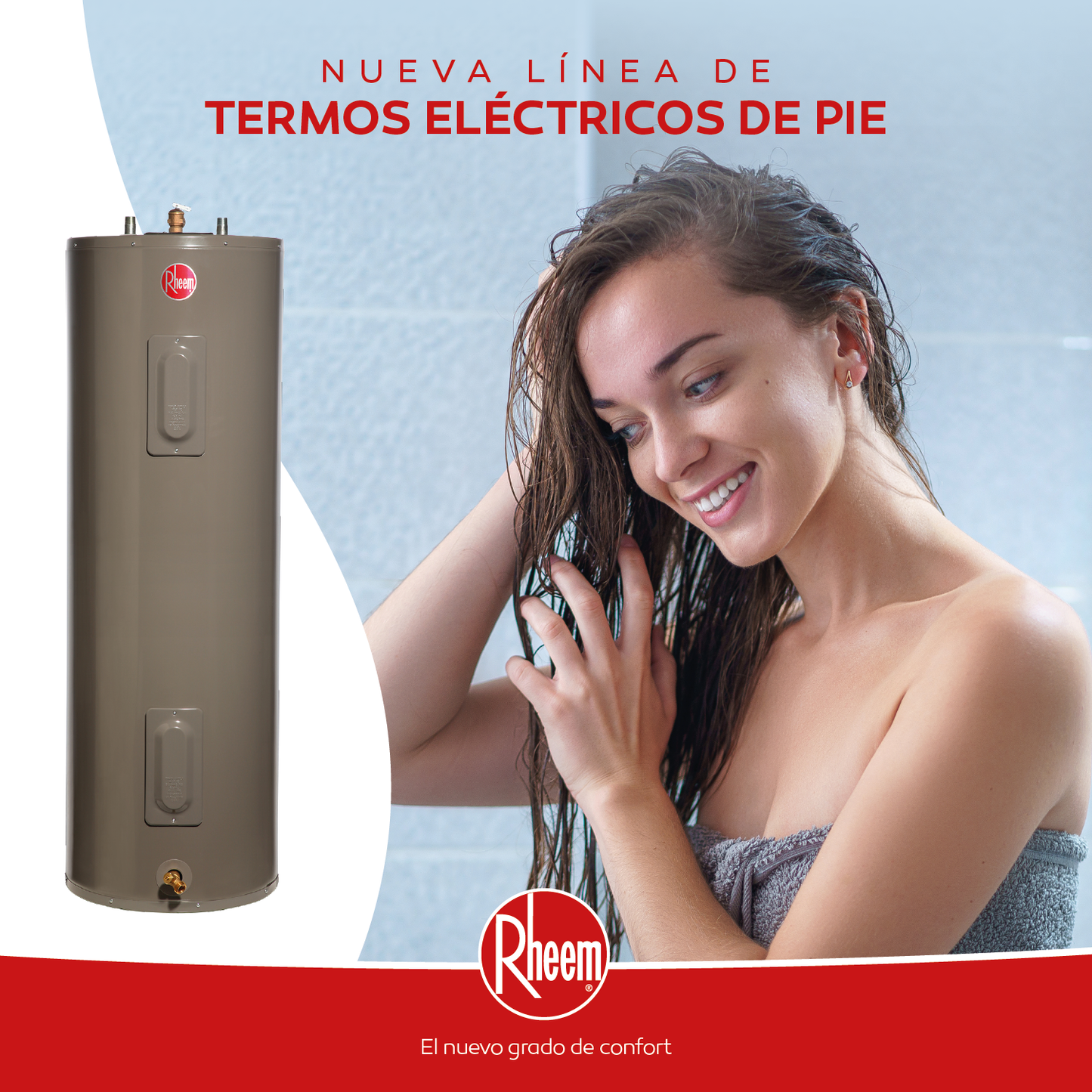 Termo Eléctrico De Piso Rheem 303L 380V