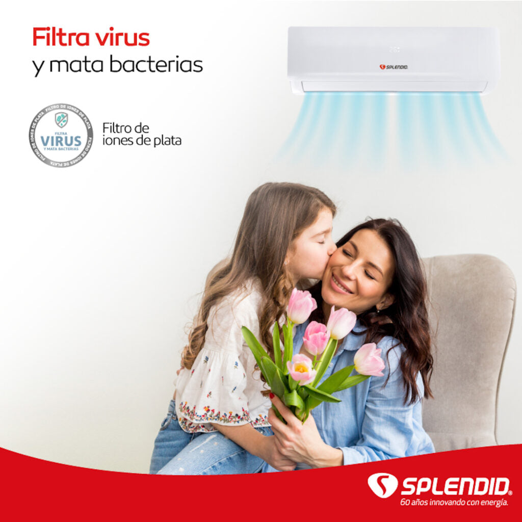 Aire acondicionado Split 9000BTU - 12000 BTU Inverter Splendid