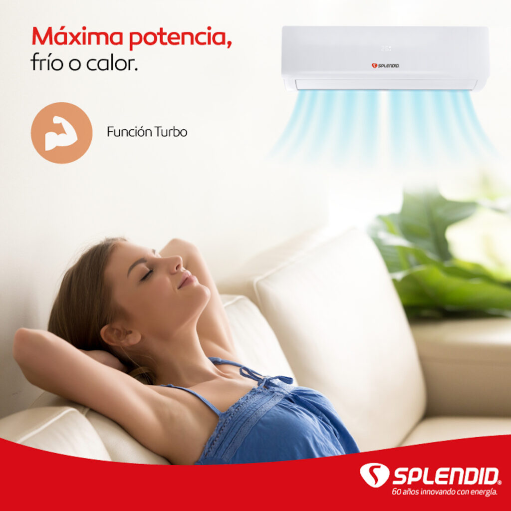 Aire acondicionado Split 9000BTU - 12000 BTU Inverter Splendid