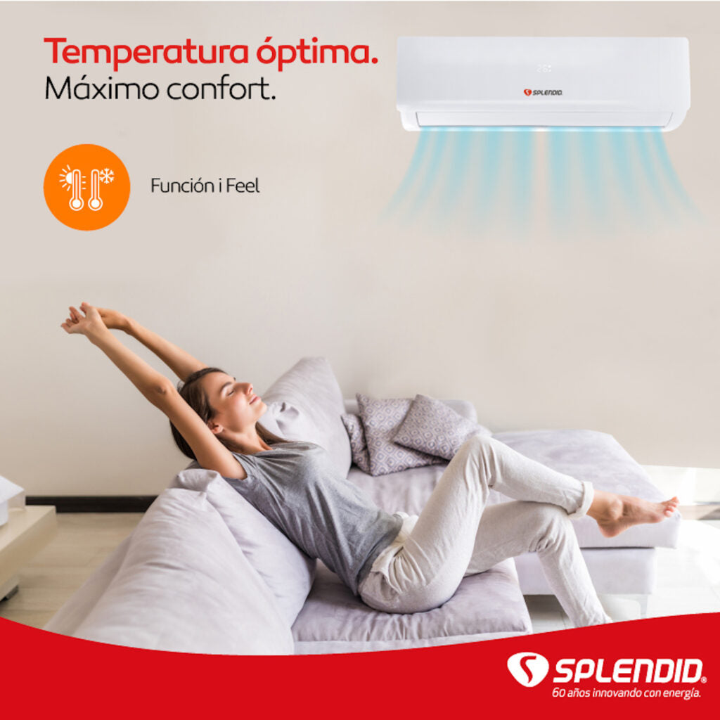 Aire acondicionado Split 9000BTU - 12000 BTU Inverter Splendid