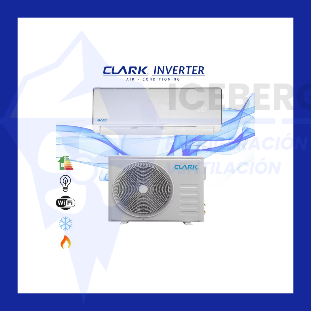 Aire acondicionado Inverter 9000 BTU | 12000 BTU | 18000 BTU | 24000 BTU Clark
