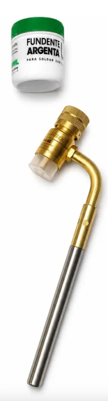 Kit de Soldadura MAPP Gas + Soplete Everwell JH-1S6 con Varilla y Pasta Fundente