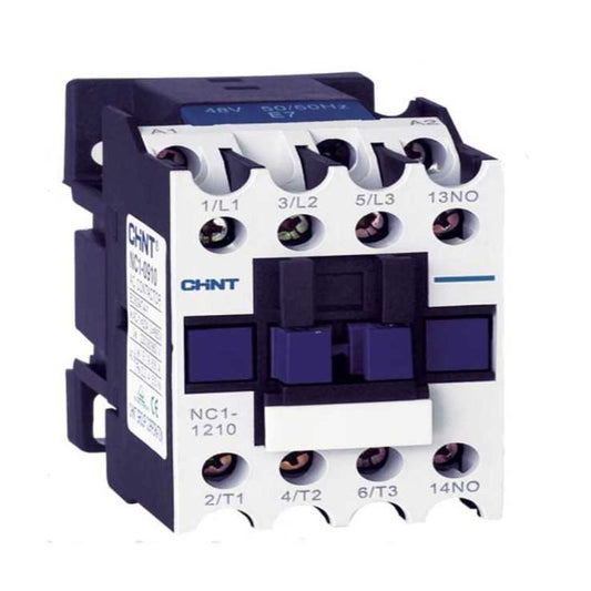 Contactor NC1, 18A, 3P más 1NA, 7.5KW (AC3/380V) contr 220 Vac