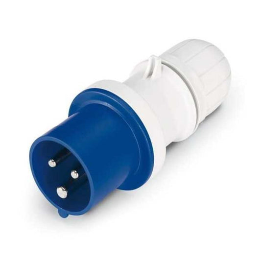 Enchufe macho volante IP44 16A 220V 2P+T