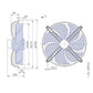 Ventilador Ziehl Abegg  450mm 380V 50HZ  FN045-VDK.4F.V7P1