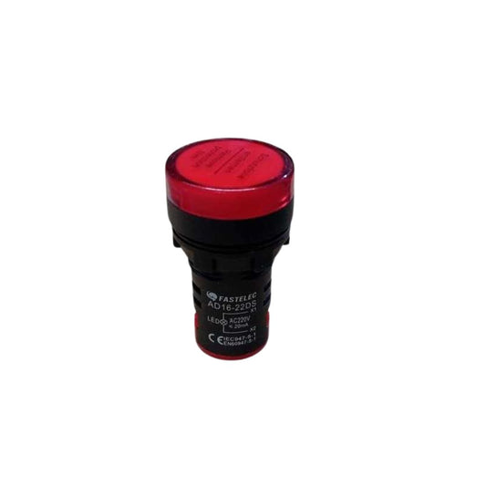 Piloto LED compacto IP65 Ø22mm 220Vac/dc