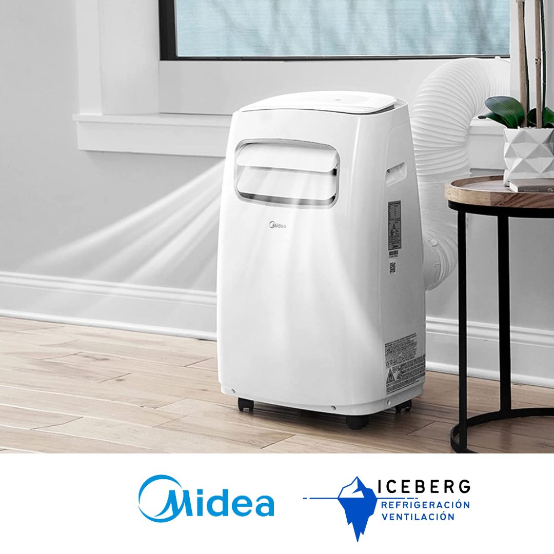 Aire Acondicionado Portátil Midea Solo Frío PF 9000btu - Iceberg Refrigeración & Ventilación